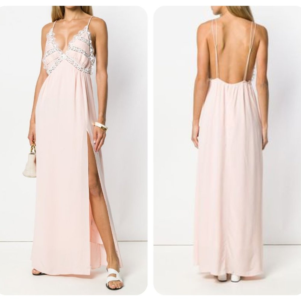 For Love & Lemons Lovebird Blush Maxi Size Large